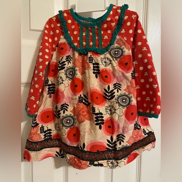 Matilda Jane “Under the Tree” Dress & Diaper Cover - Picture 1 of 11